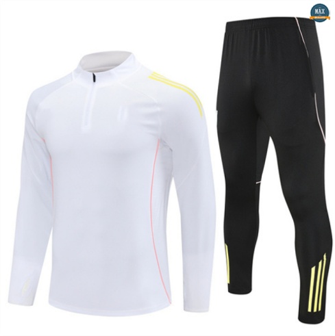 Maxmaillots Survetement Juventus 2025/26 Blanc/Noir/Jaune Online