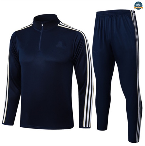 Maxmaillots Survetement Juventus 2025/26 Bleu Marine/Blanc Pas Cher