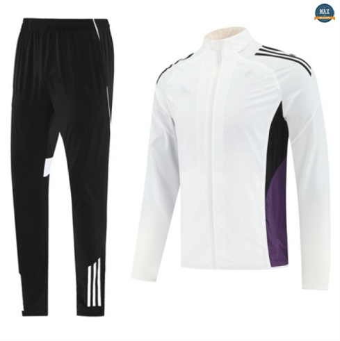 Maxmaillots Coupe vent Manchester United 2025/26 Blanc/Noir/Violet discout