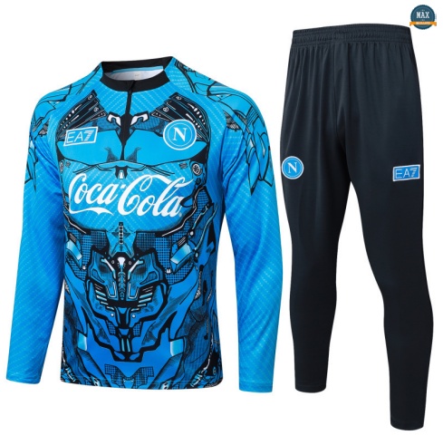Maxmaillots Survetement Naples 2025/26 Bleu Online