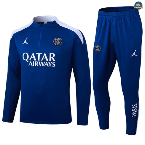 Maxmaillots Survetement PSG 2025/26 Bleu/Blanc Pas chèr