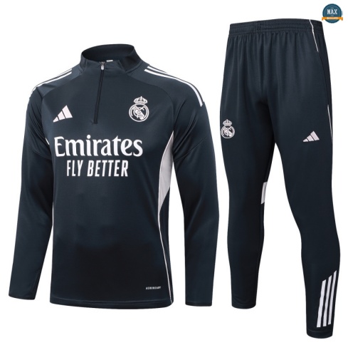 Maxmaillots Survetement Real Madrid 2025/26 Noir/Rose Online