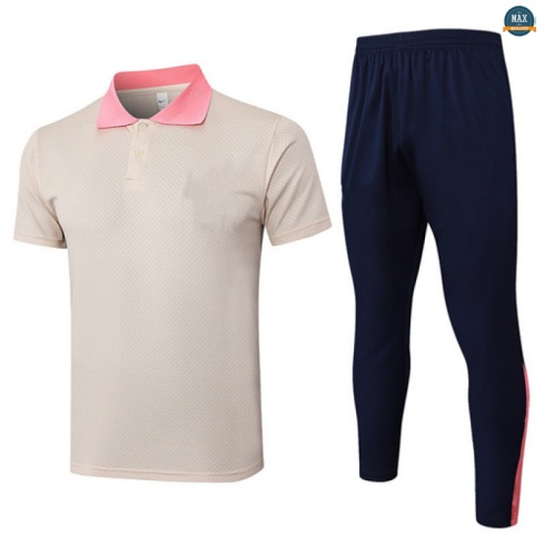Maxmaillots Training Polo Barcelone 2025/26 Jaune/Bleu/Rose Pas Cher