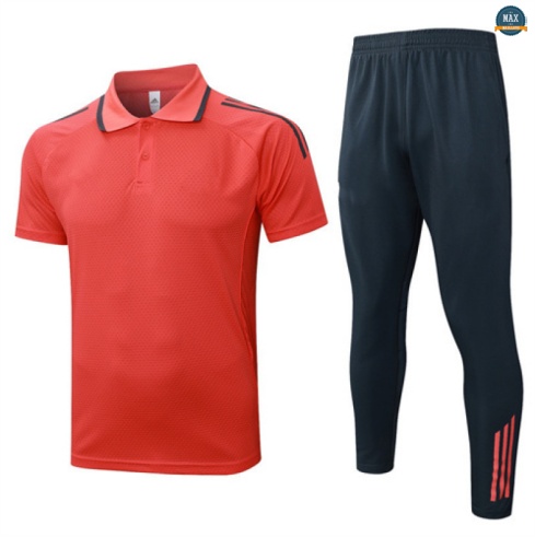 Maxmaillots Training Polo Bayern Munich 2025/26 Orange/Noir discout