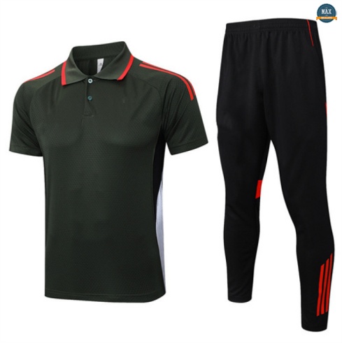Maxmaillots Training Polo Bayern Munich 2025/26 Vert/Noir/Rouge Pas Chere