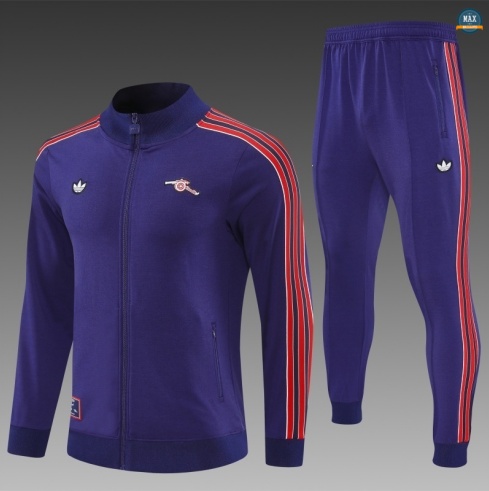 Vendre Max Veste Survetement Arsenal 2025/26 Violet/Rouge