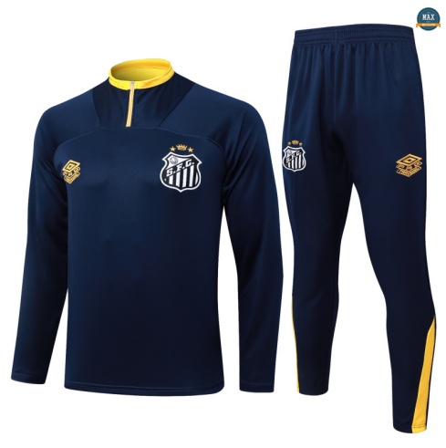 Achetés Max Survetement Santos 2025/26 Bleu Marine/Jaune