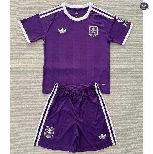 Max Maillot Aston Villa Enfant Gardien De But Violet 2025/26