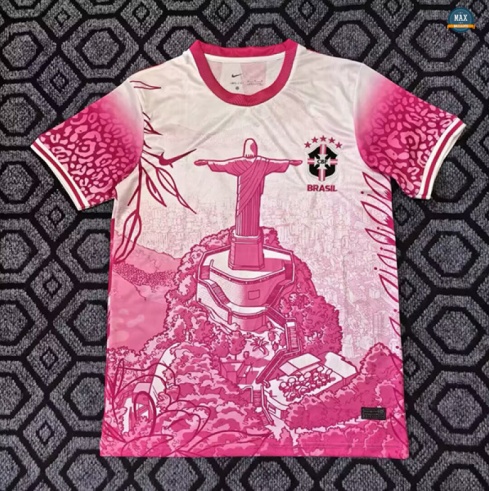 Max Maillot Brésil Spécial Rose/Rouge 2025/26