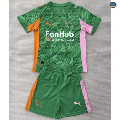 Max Maillot Derby County Enfant Gardien De But Vert 2025/26