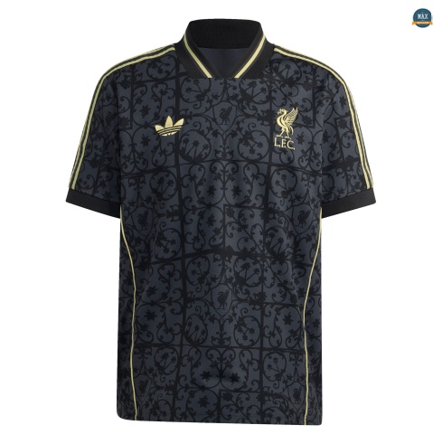 Max Maillots Liverpool Noir/Doré 2025/26