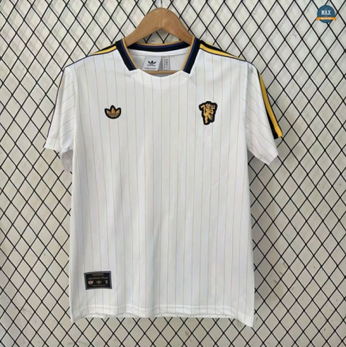 Max Maillot Manchester United retro Blanc 2025/26