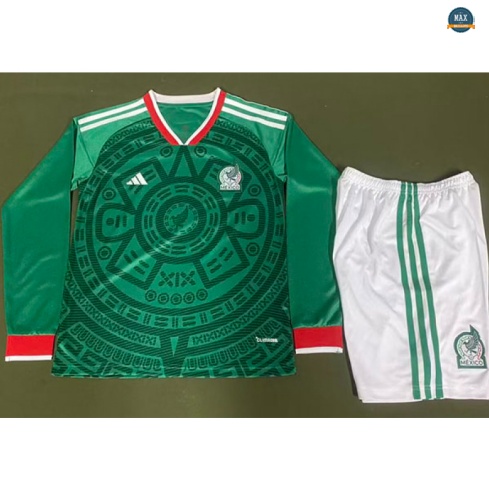 Max Maillots Mexique Enfant Domicile Manche Longue 2025/26