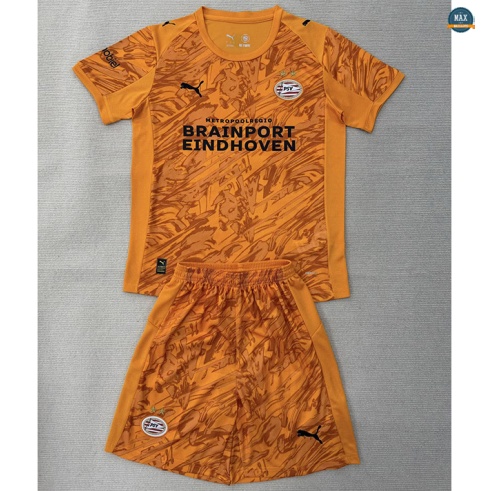 Max Maillots PSV Eindhoven Enfant Gardien De But Orange 2025/26