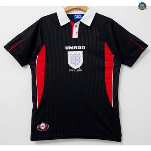 Max Maillot Retro 1998 Angleterre Third Noir
