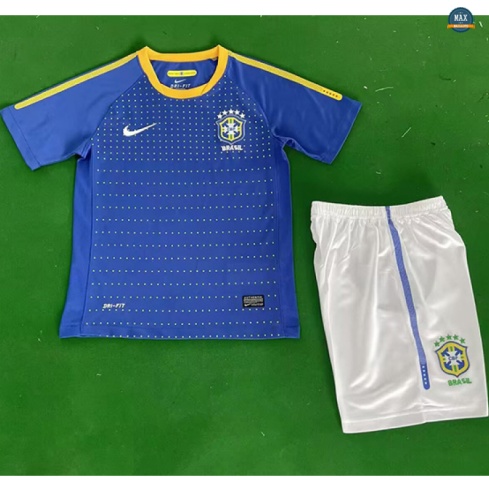 Max Maillots Retro 2010 Brésil Enfant Exterieur