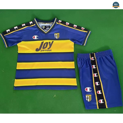 Max Maillots Retro 2001-02 Parma Calcio Enfant Domicile