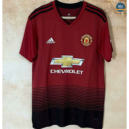 Max Maillot Retro 2018-19 Manchester United Domicile