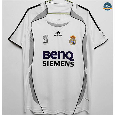 Max Maillots Retro 2006-07 Real Madrid Domicile