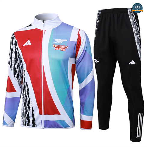 Veste Survetement Enfant Arsenal 2024/25 Blanc