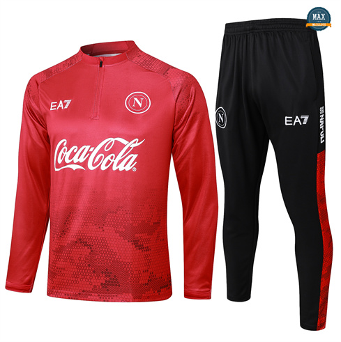 Survetement Enfant Naples 2024/25 rouge