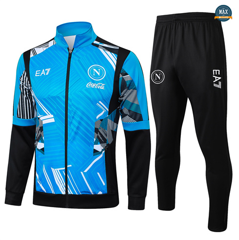 Veste Survetement Enfant Naples 2024/25 bleu