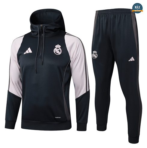 Survetement Sweatshirt à capuche Enfant Real Madrid 2024/25 gris foncé