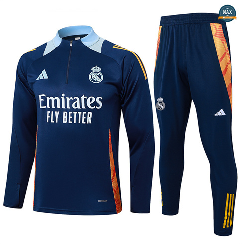 Survetement Real Madrid 2024/25 bleu personnalisé