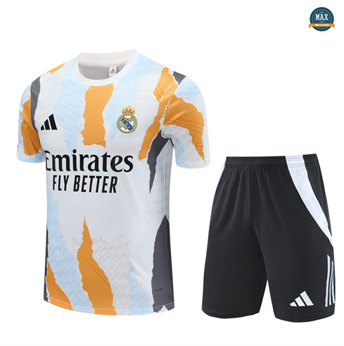 Maillot Training Real Madrid Enfant + Short 2024/25 Blanc