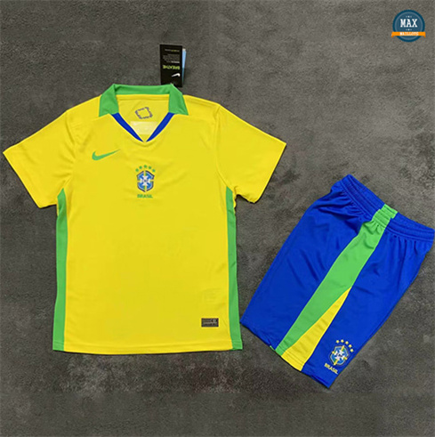 Max Maillot Bresil Enfant Domicile 2025/26
