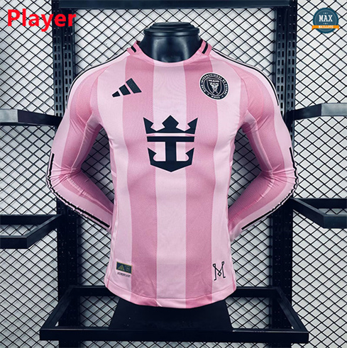 Max Maillots Player Version 2025/26 Inter Miami Domicile Manche Longue