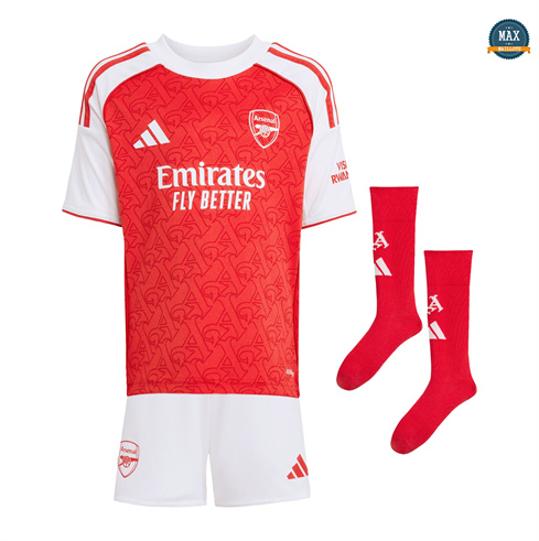 Max Maillots Arsenal Enfant Domicile 2025/26