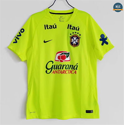 Max Maillots Retro 2020 Bresil fluorescent Training Vert