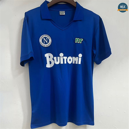 Max Maillot Retro 1985 Napoles Domicile