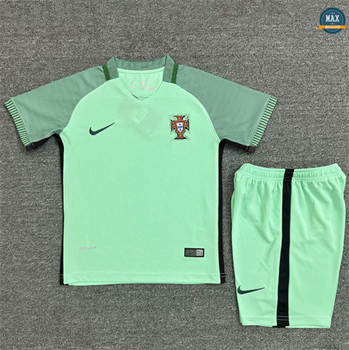 Max Maillot Retro 2016 Portugal Enfant Exterieur