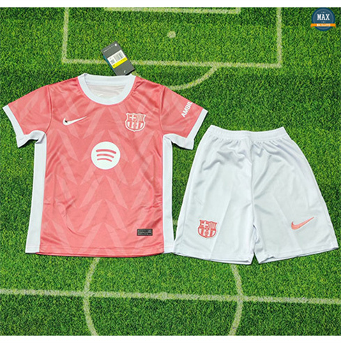 Max Maillots Special Barcelone Enfant Rose 2025/26