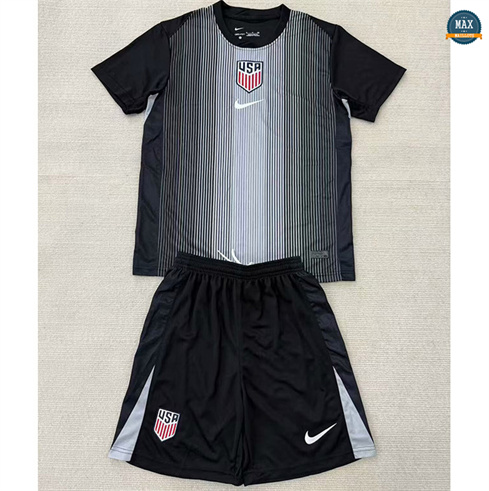 Max Maillot États-Unis Enfant Gardien de but Noir 2025/26