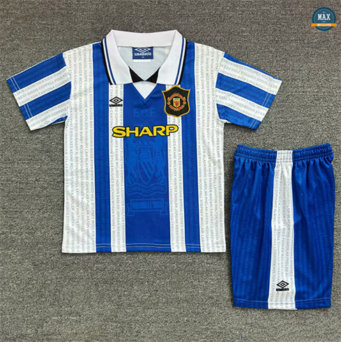 Max Maillot Rétro 1992-96 Manchester United Enfant Third