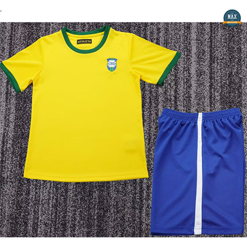 Max Maillot Retro 1970 Bresil Enfant Domicile