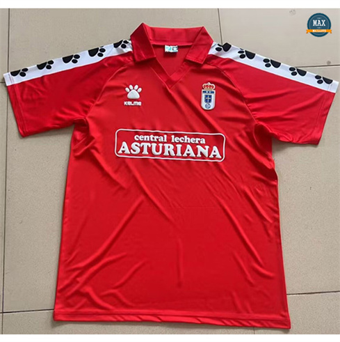 Max Maillots Retro 2019-92 Real Oviedo Exterieur