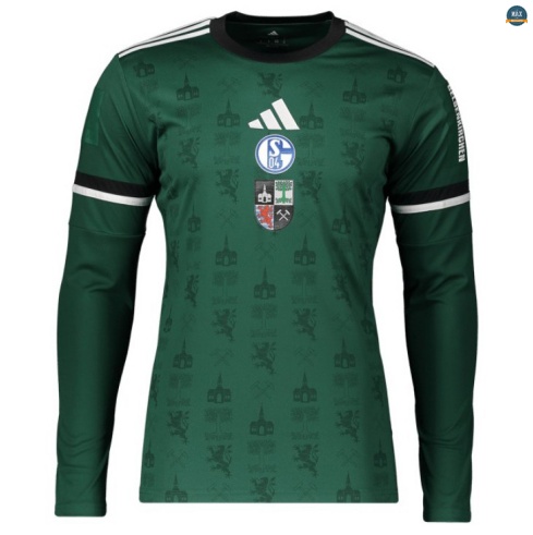 Max Maillot Schalke 04 150e anniversaire Manche Longue 2025/26