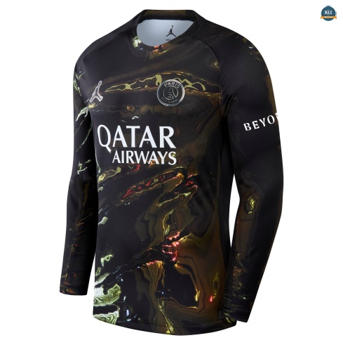 Max Maillot Paris Saint Germain maillot Special Manche Longue Noir 2025/26