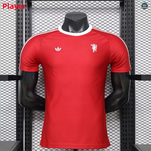 Max Maillots Player Version 2026/27 Manchester United Retro maillot rouge