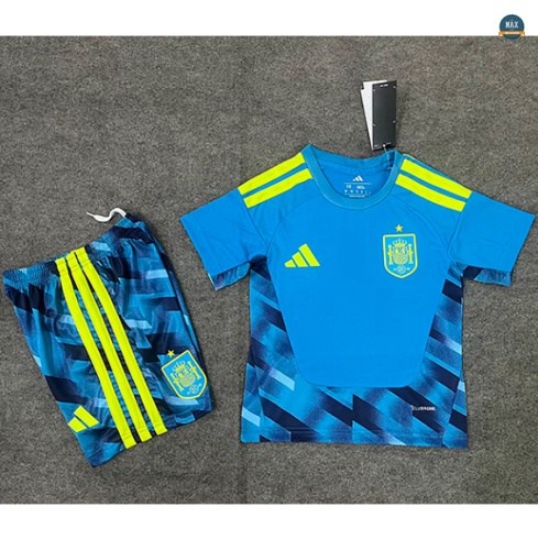 Max Maillots foot Espagne Enfant maillot Gardien de but Bleu 2026/27
