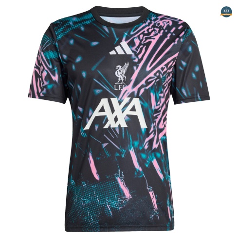 Max Maillots foot Liverpool maillot Pre Match noir 2025/26
