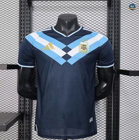 Max Maillots foot Player Version 2026/27 Argentine maillot Training Bleu