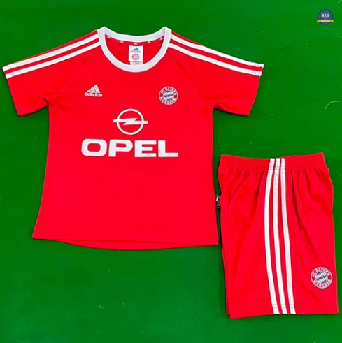 Max Maillots foot Retro 2001-02 Bayern Munich Enfant Domicile