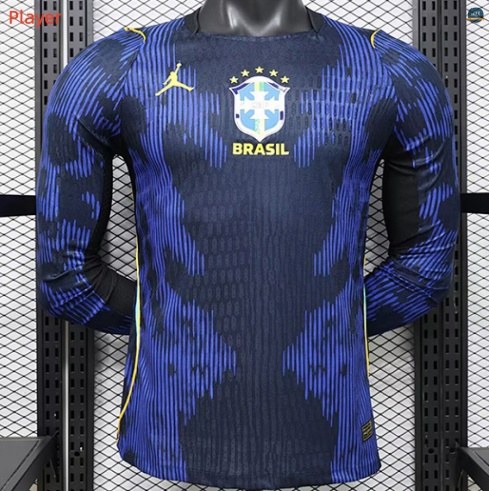 Max Maillot Player Version 2026/27 Brésil Exterieur Manche Longue