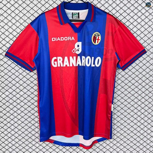 Max Maillot Foot Retro 1997-98 Bologna Domicile Mode‎
