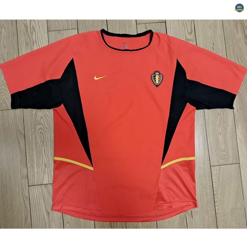 Max Maillot Foot Retro 2002 Bélgica Domicile Mode‎